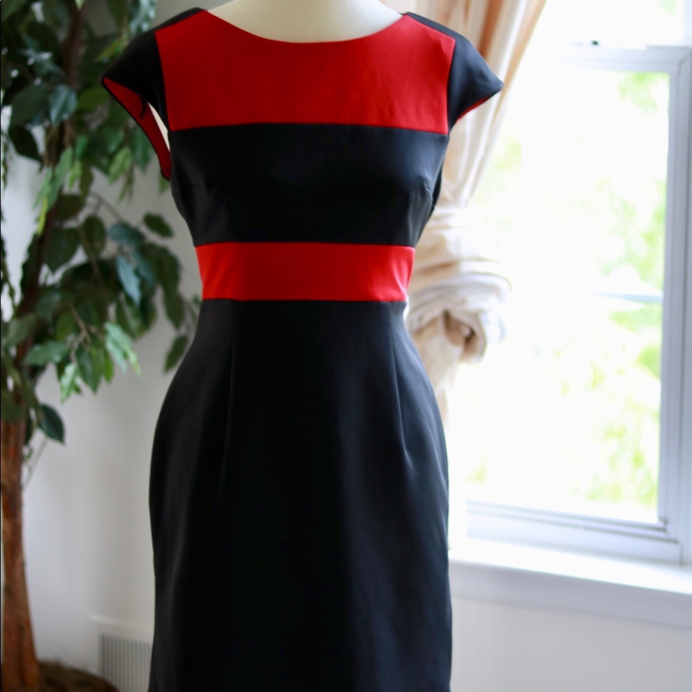 Red & Black Dress